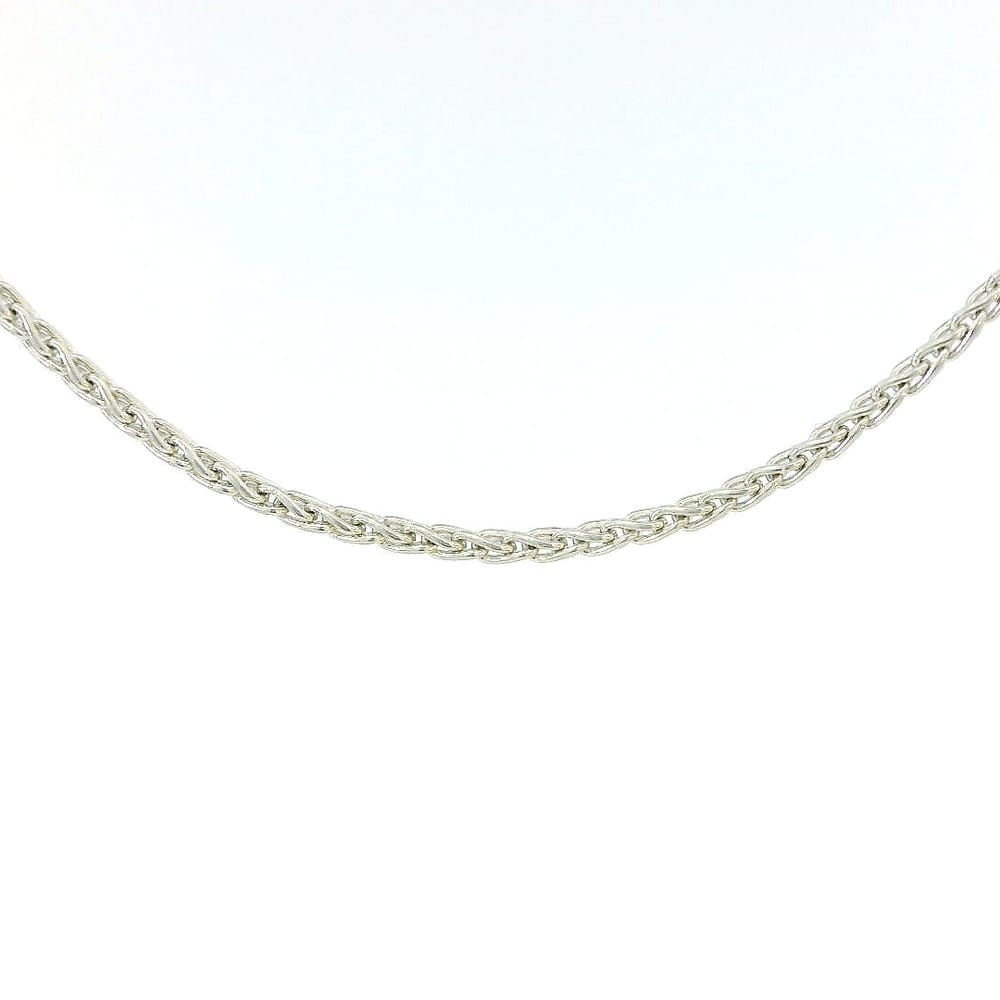 10K WG Wheat Chain 18"