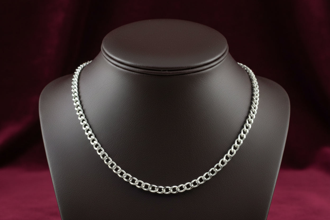 10K WG Fine Curb Chain 20" (copy)