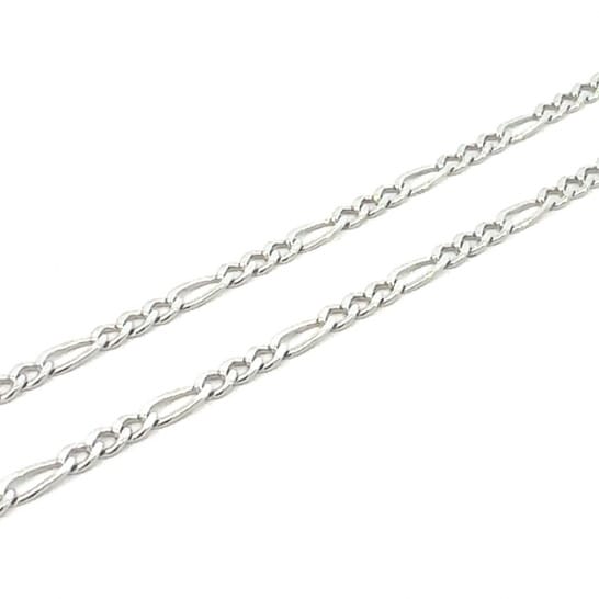 Sterling Silver Figaro Chain 16" 3mm