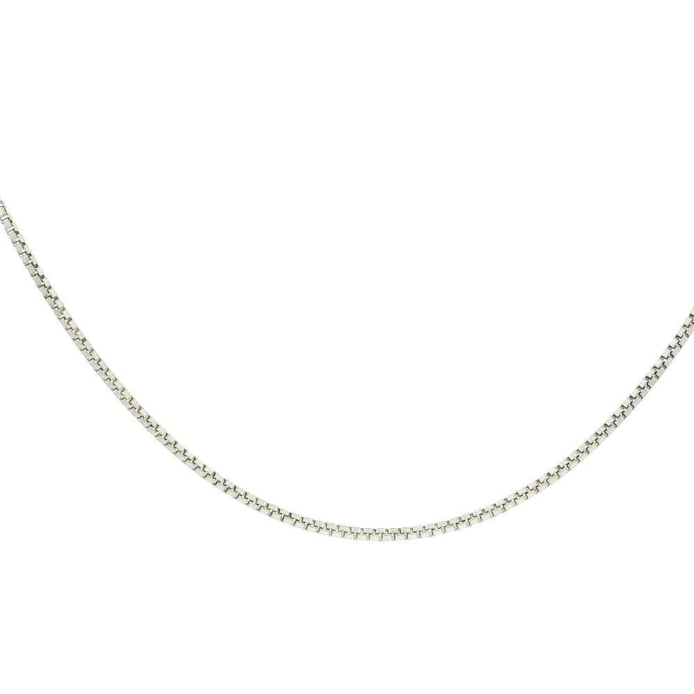 Sterling Silver Fine Box Chain 16" 0.7mm