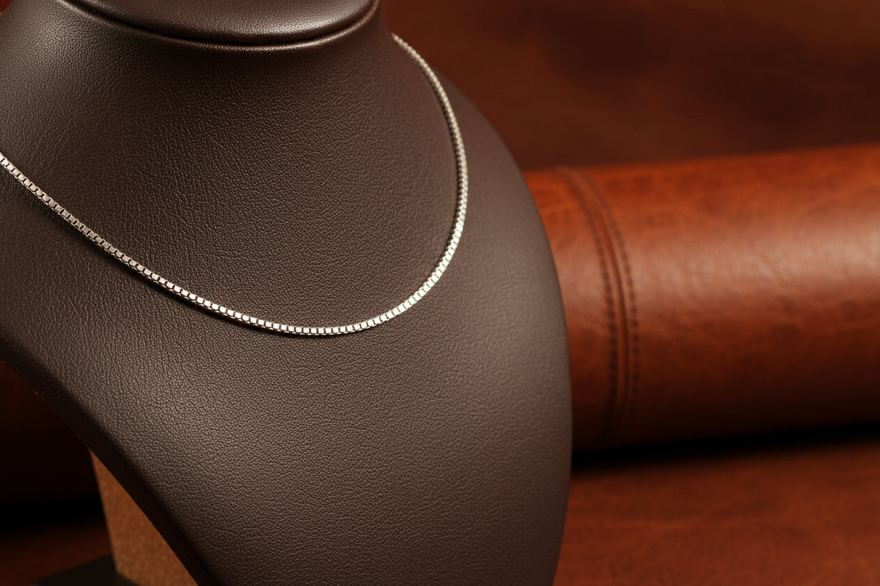 Sterling Silver Box Chain 20"