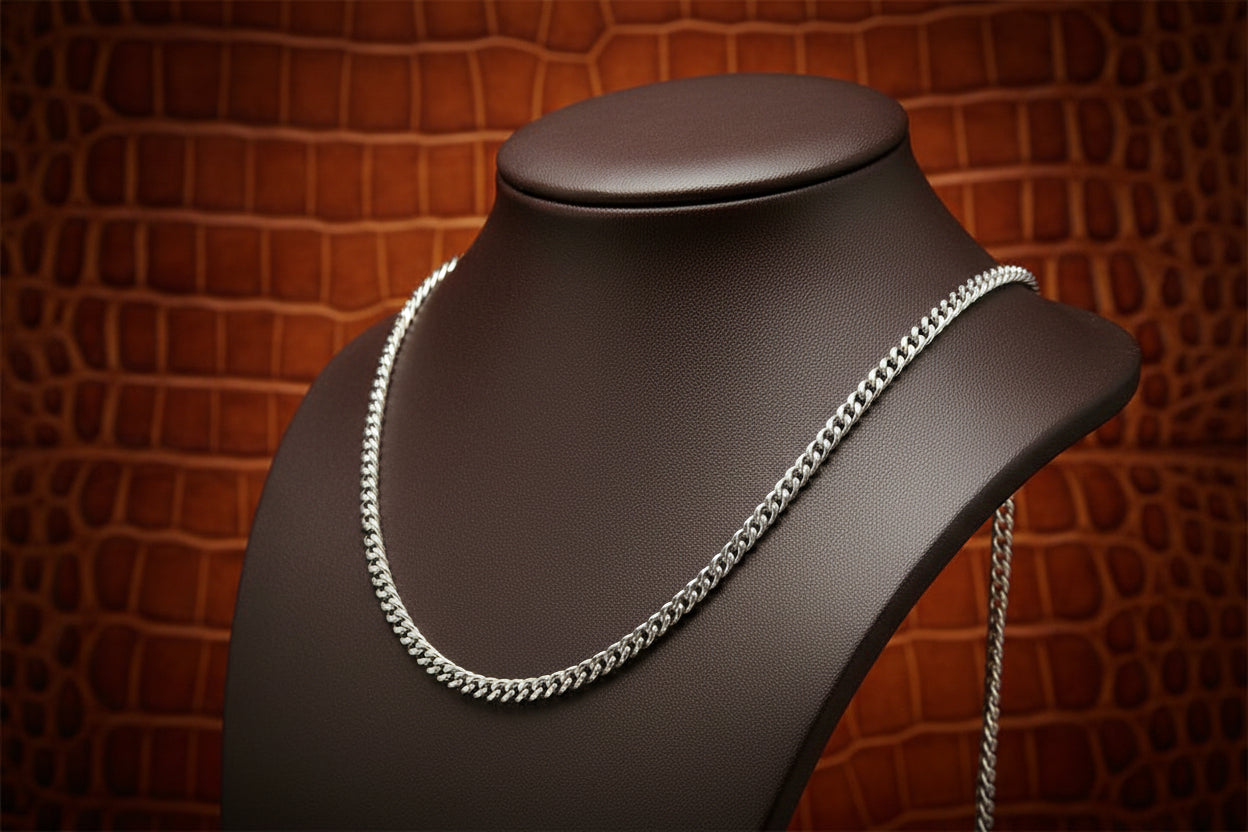 Sterling Silver Curb Chain 18" 1.9mm