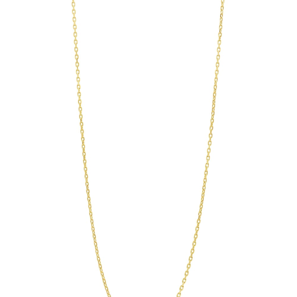 10K YG 1mm Cable Chain 18"+2" Extender (copy)