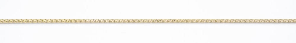 10K YG 1.4mm Wheat Chain 18"+2" Extender