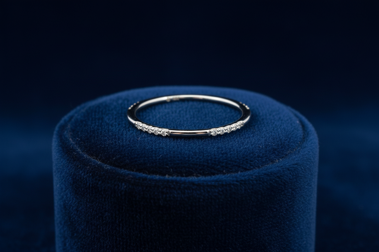 10K WG .10Ctw Diamond Ring