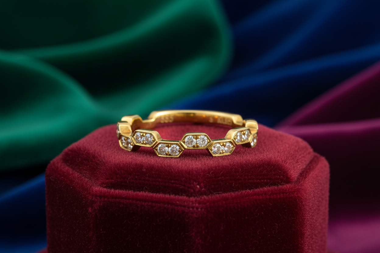 14K YG .21Tw Si G Diamond Fashion Ring