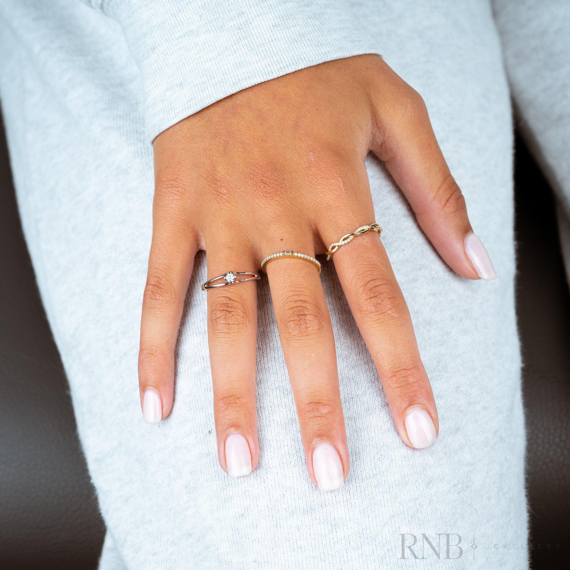 Eternity Twist Diamond Ring