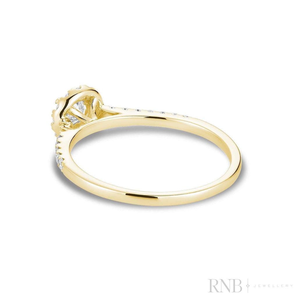 Round Diamond Halo Ring