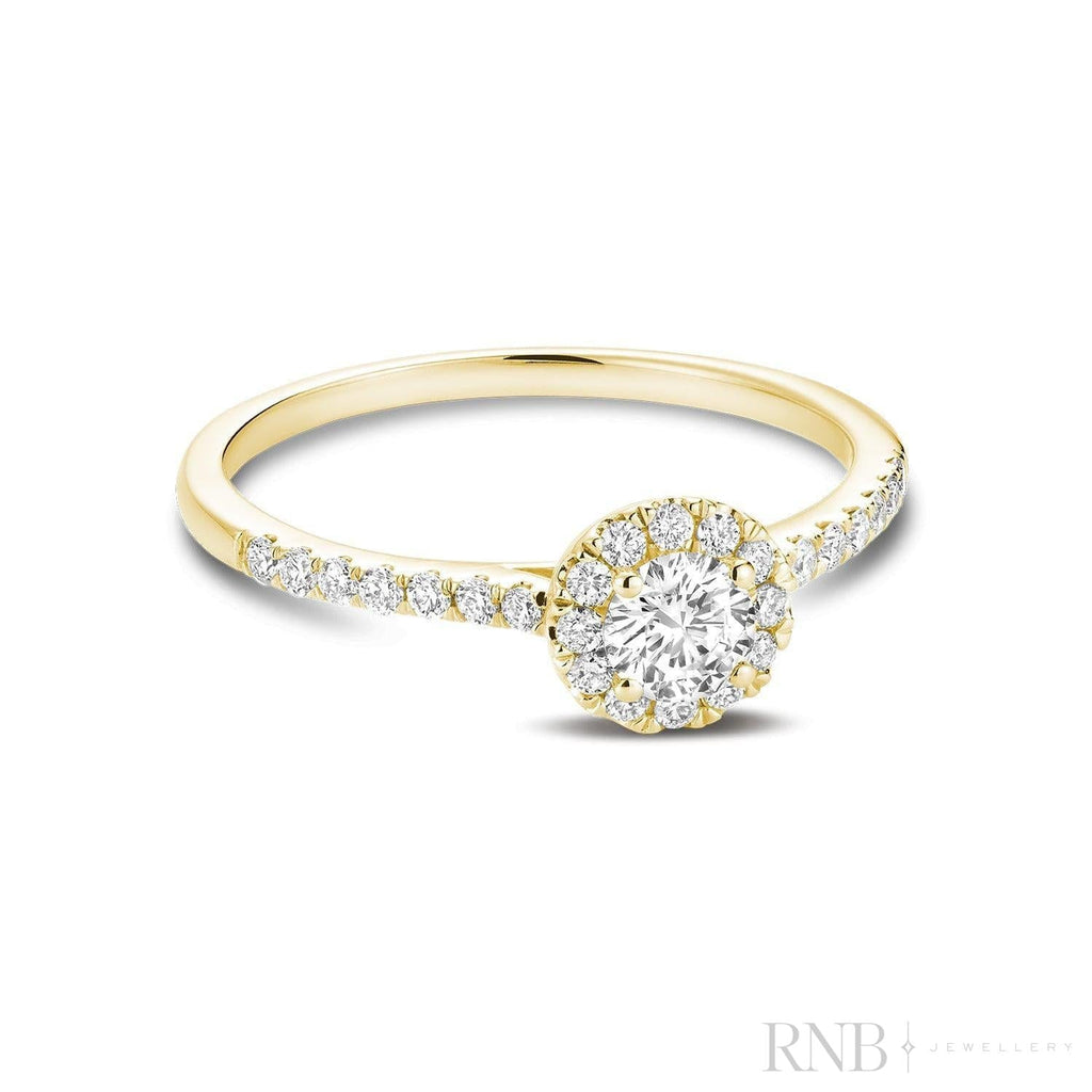 Round Diamond Halo Ring