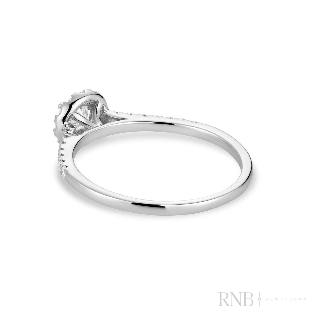Round Diamond Halo Ring