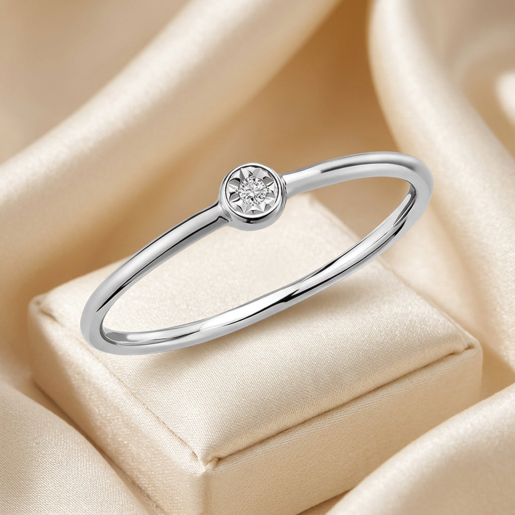 Solitaire Illusion Diamond Ring