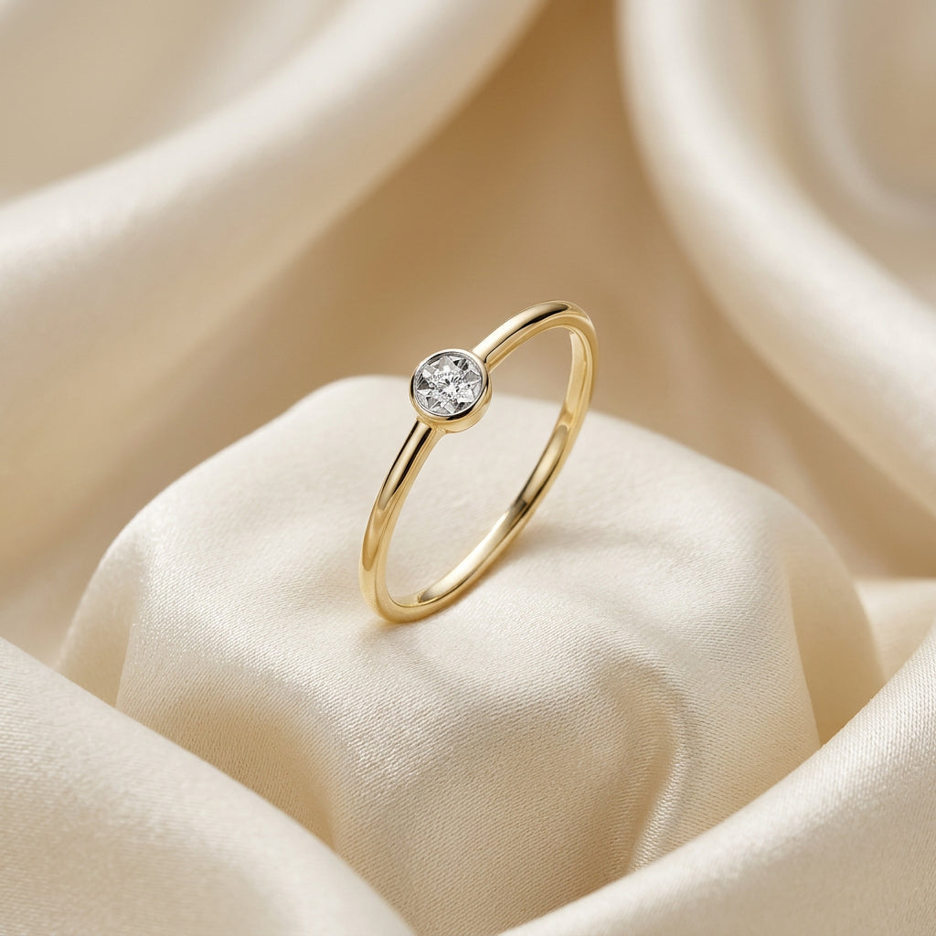 Solitaire Illusion Diamond Ring