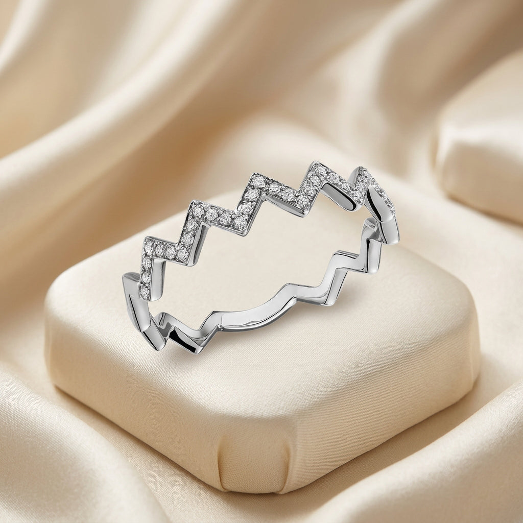 Crown Diamond Ring