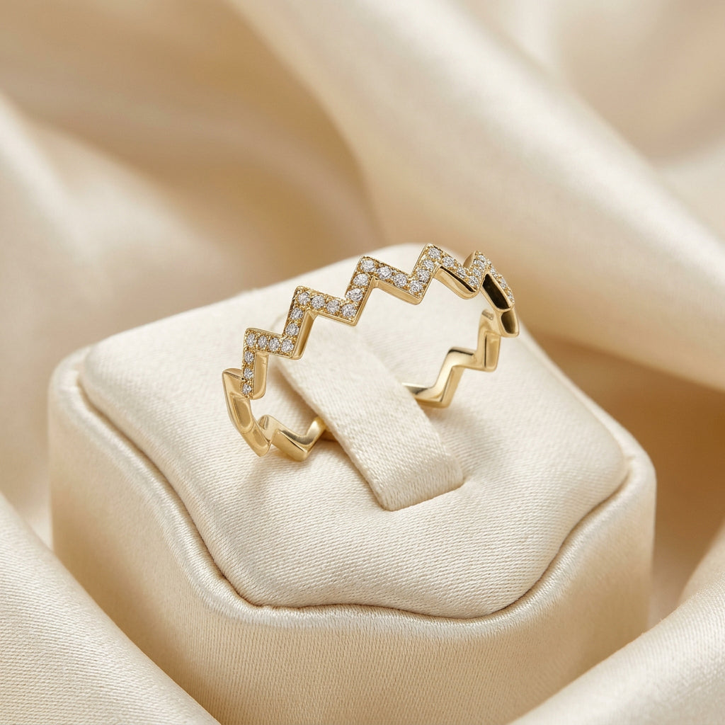 Crown Diamond Ring