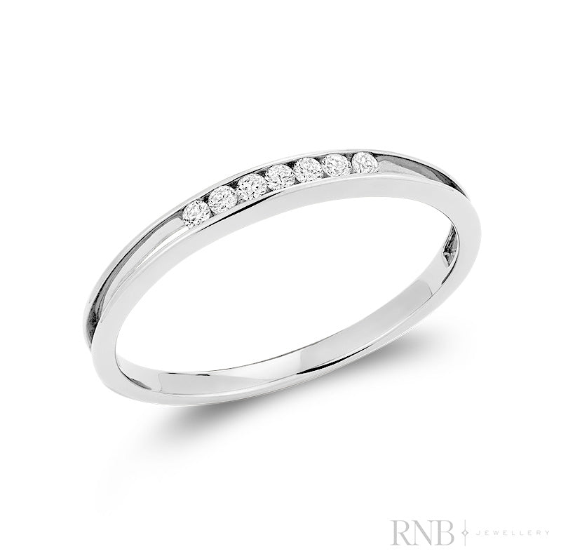 Dainty Diamond Open Row Ring