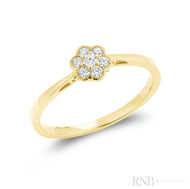 Delicate flower ring