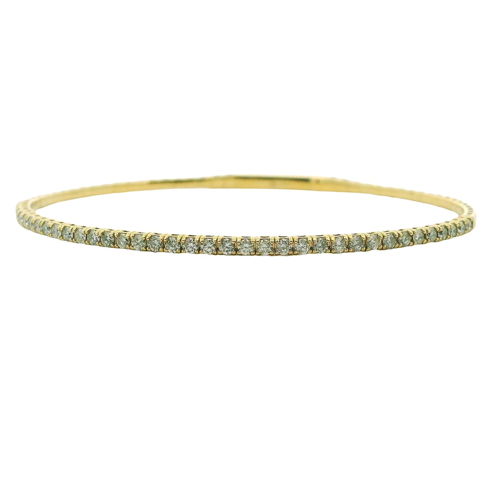 14K YG .38TW DIAMOND CHAIN BRACELET