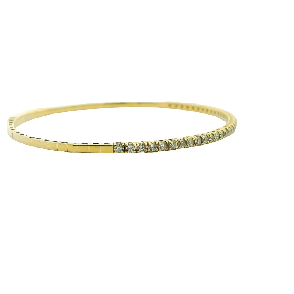 14K YG .38TW DIAMOND CHAIN BRACELET