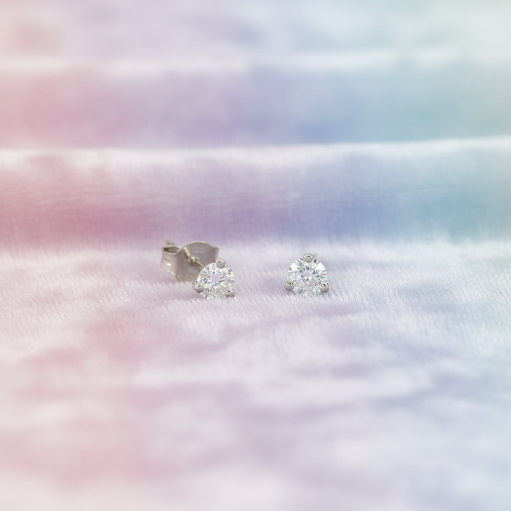 14K WG .40TW SI2-I1 H-J DIAMOND STUDS