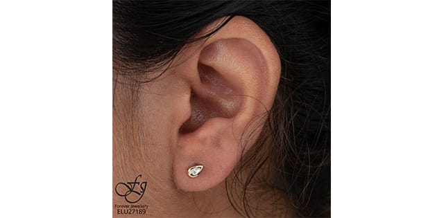 10K Yellow gold 0.04TW Diamond studs