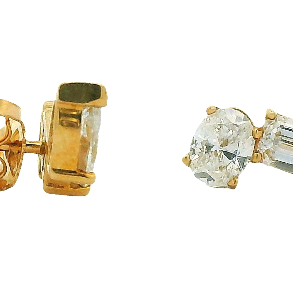 10K YG 0.50CTW VS,E-F OVAL LAB GROWN DIAMONDS, 0.50CTW VS,E-F EMERALD CUT LAB GROWN DIAMONDS & 0....