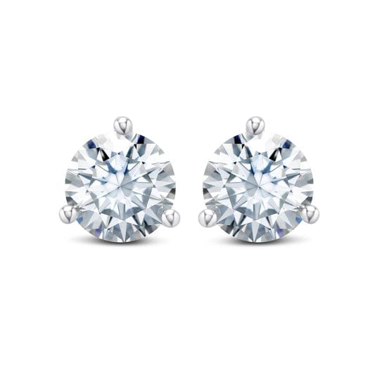 Sterling Silver Martini Stud with Cubic Zirconia