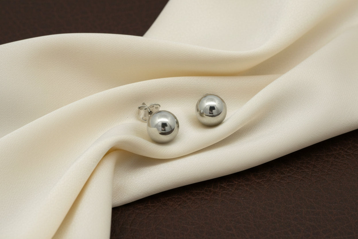 14K WG 7mm Ball Studs
