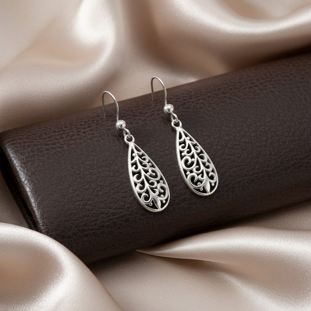 Sterling Silver Fancy Earrings