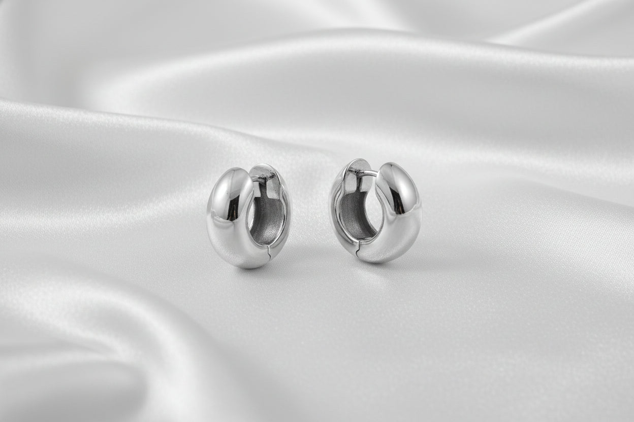 Sterling Silver Huggies