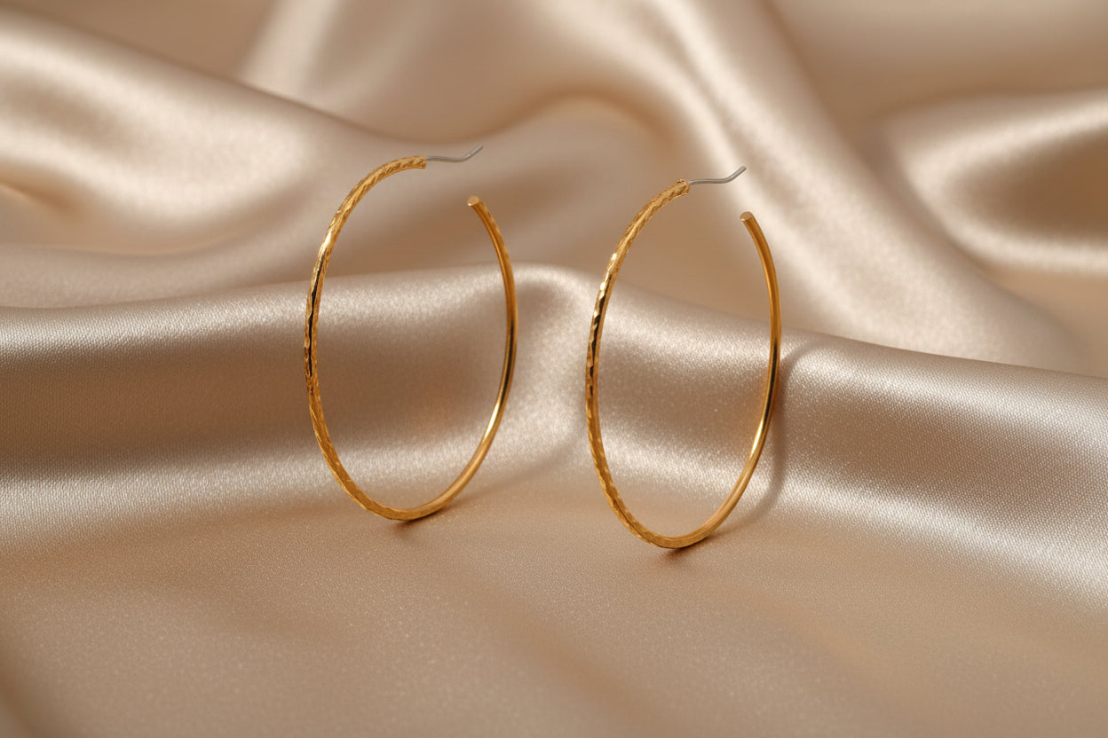 10K RG DC SLEEPER HOOPS 45MM