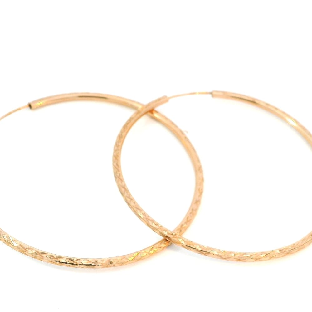 10K RG DC SLEEPER HOOPS 45MM