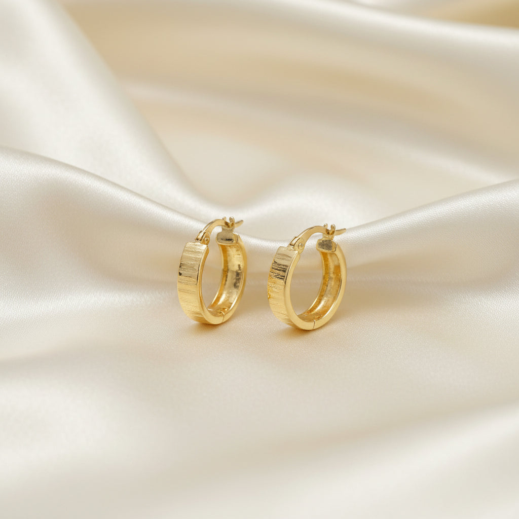 10K YG Wide Hollow Hoops (small)