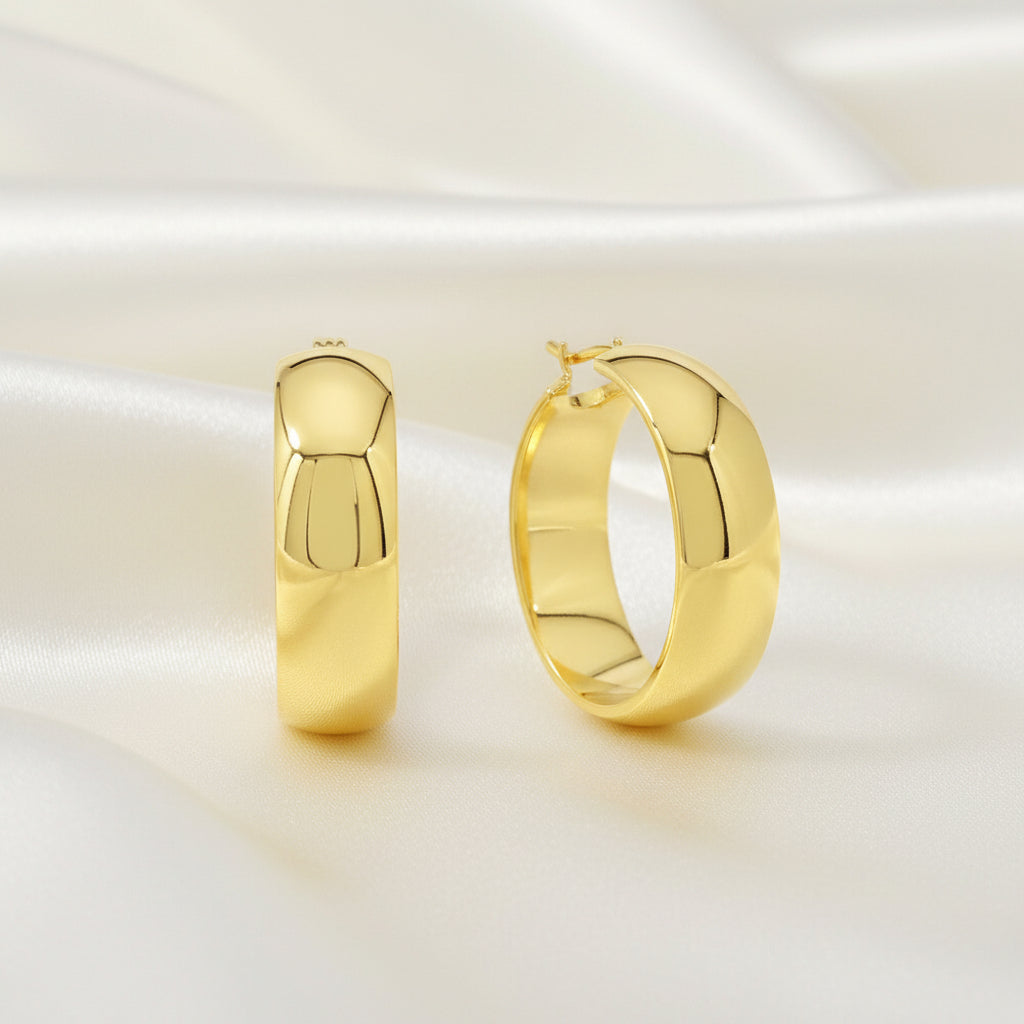 10K YG Extra Wide Hoops (large) (copy)