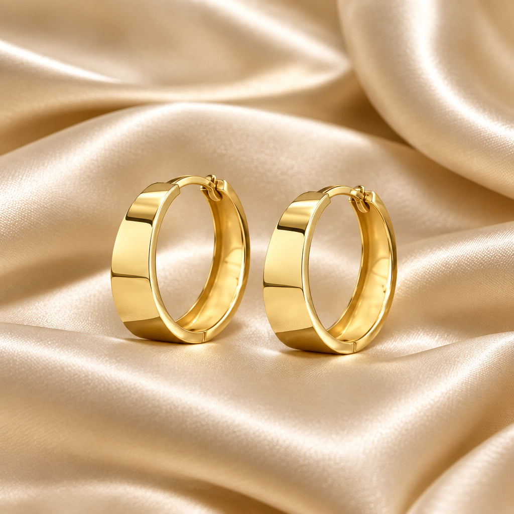 10K YG Tapered Huggies