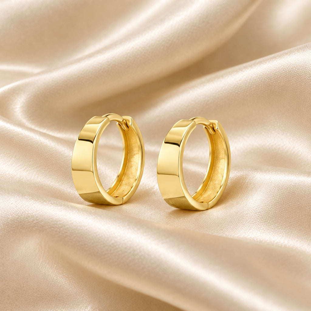 10K YG Tapered Huggies