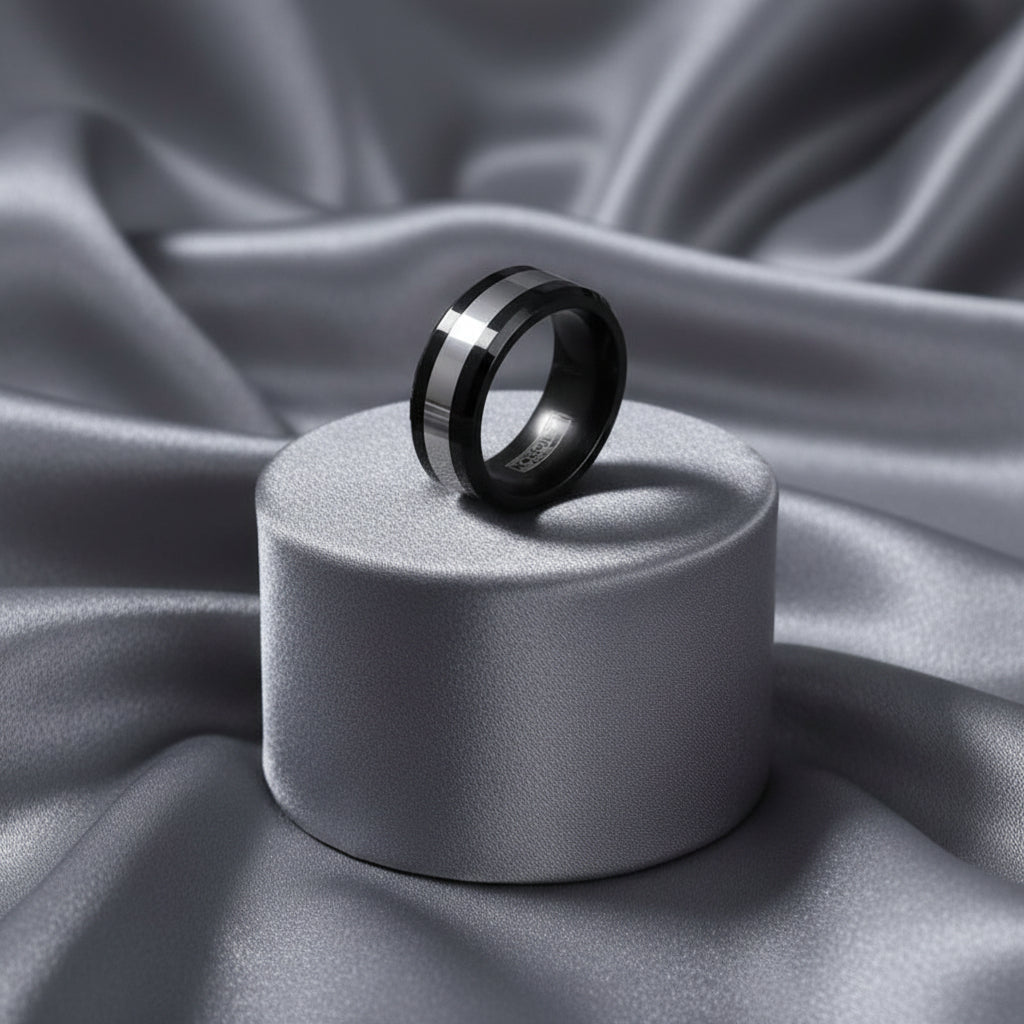 TORQUE CERAMIC & TUNGSTEN INLAY SPORTS BAND