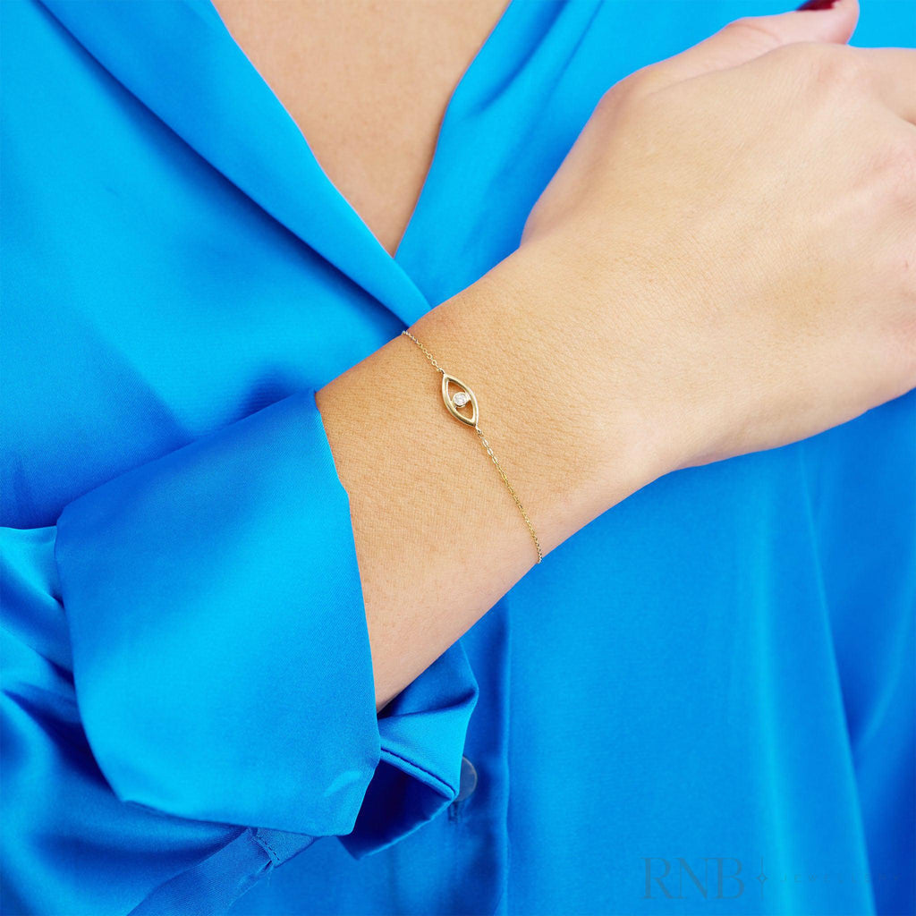 Evil Eye Diamond Bracelet