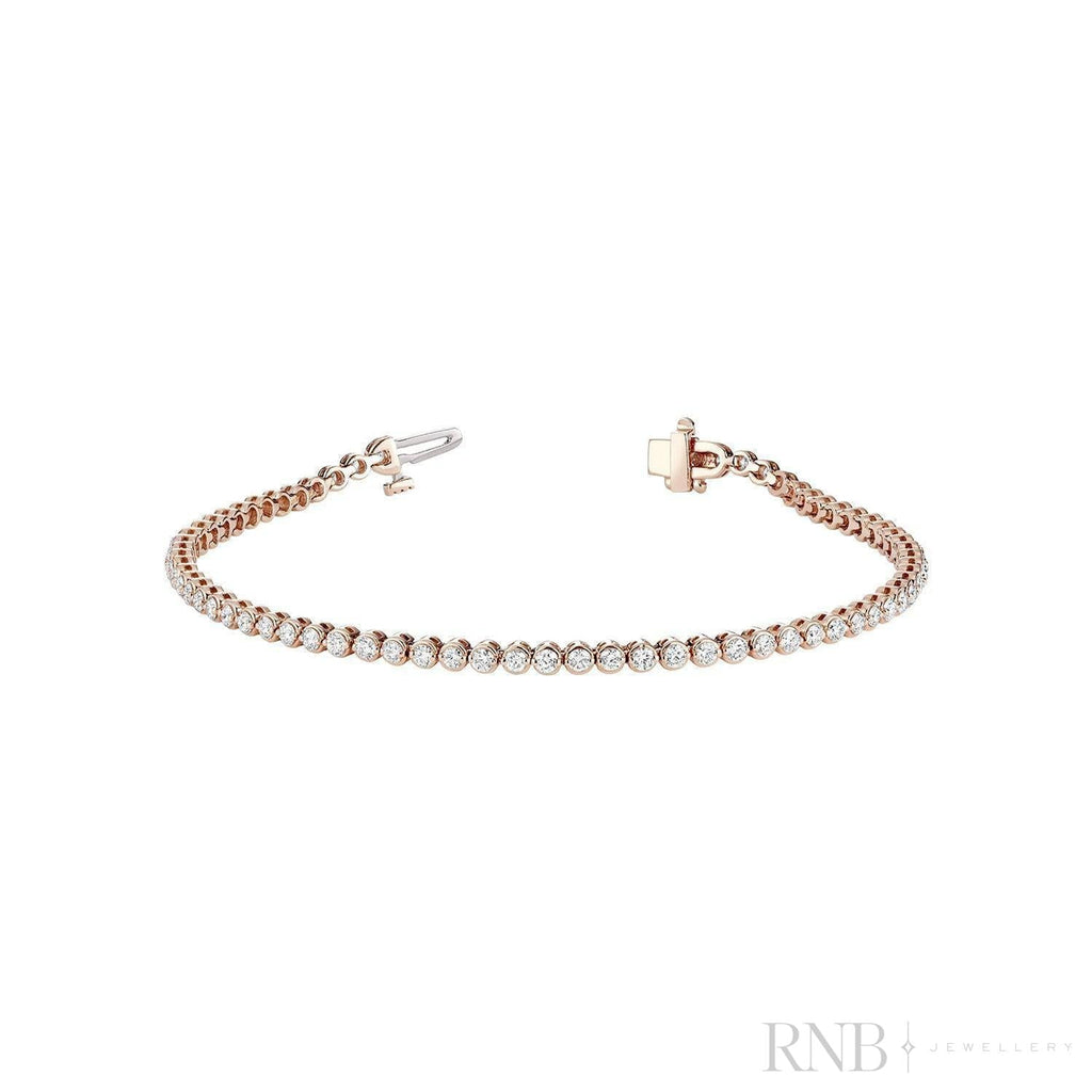 Classic Bangle Semi Eternity Lab Grown Diamond Bracelet