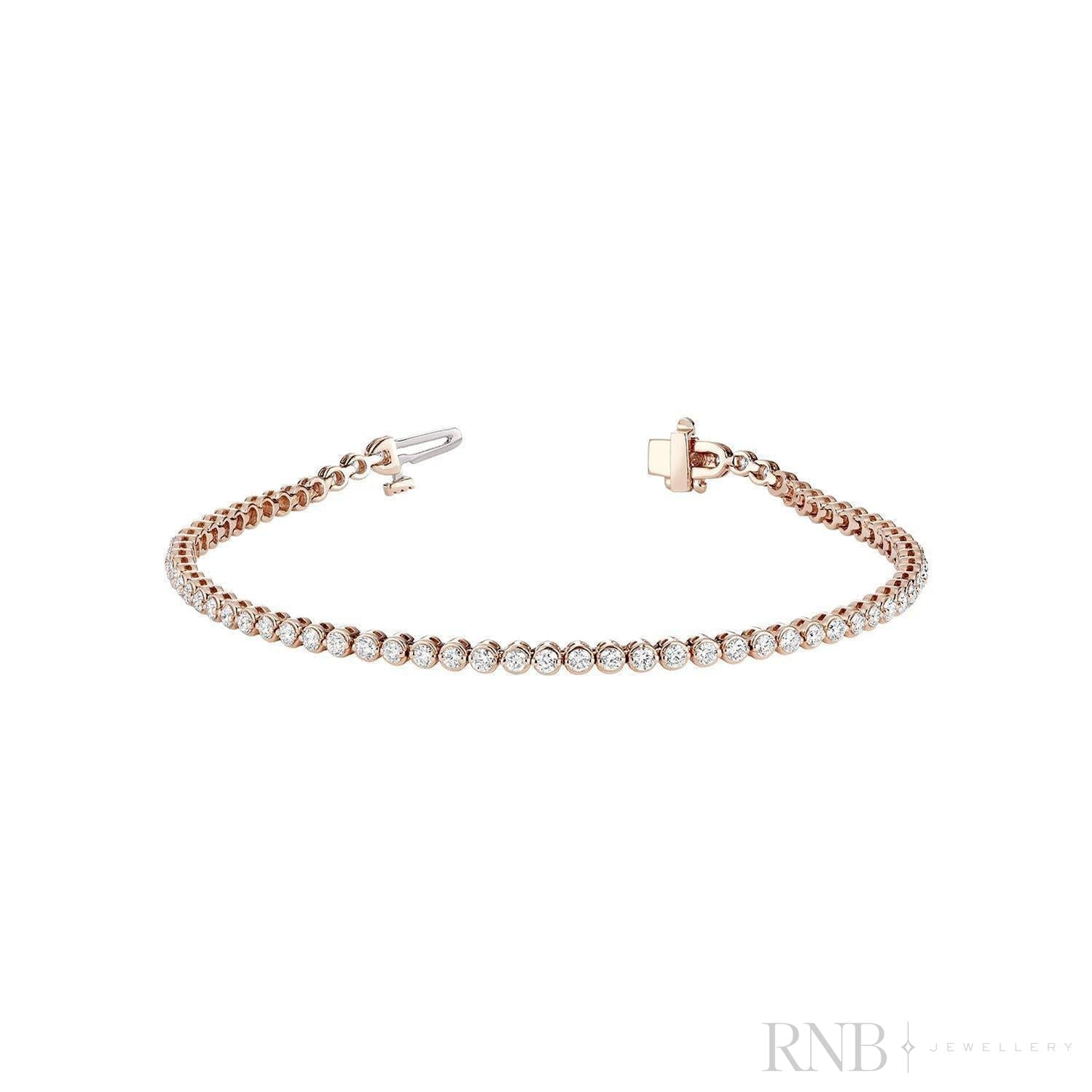 Classic Bangle Semi Eternity Lab Grown Diamond Bracelet