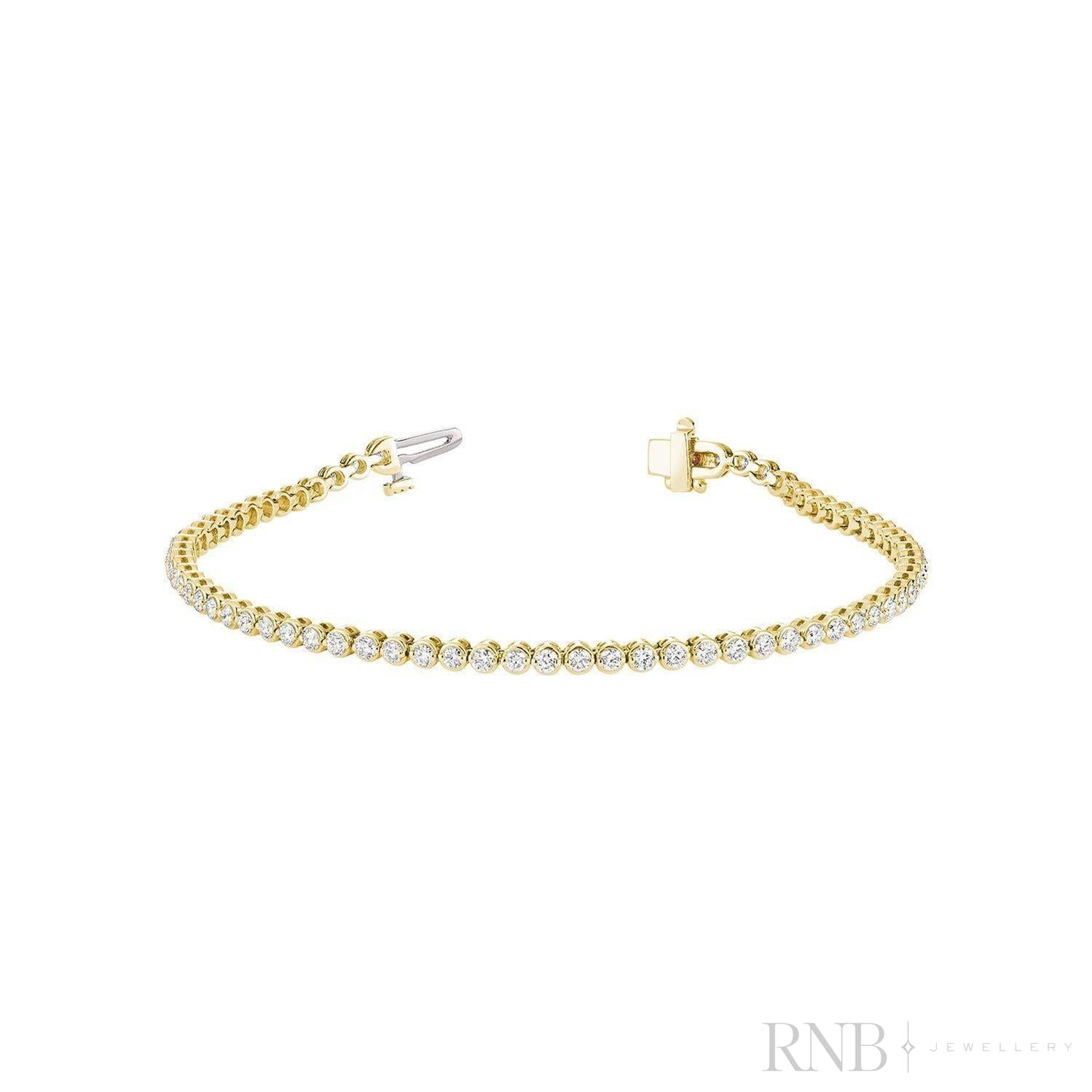 Classic Bangle Semi Eternity Lab Grown Diamond Bracelet