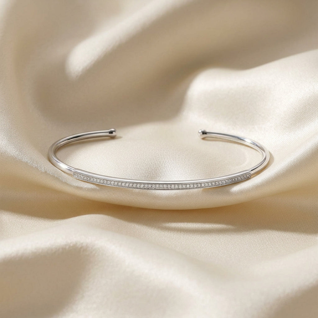Semi Bangle Diamond Bracelet