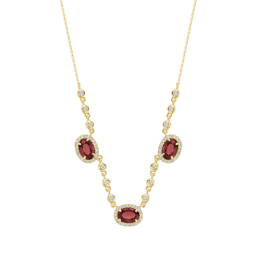 Precious Stone & Diamond Pendant