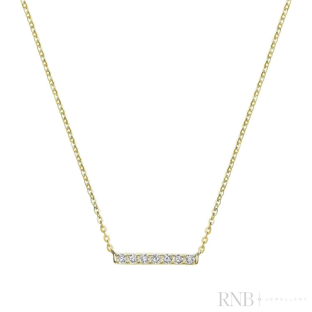 Diamond Bar Necklace