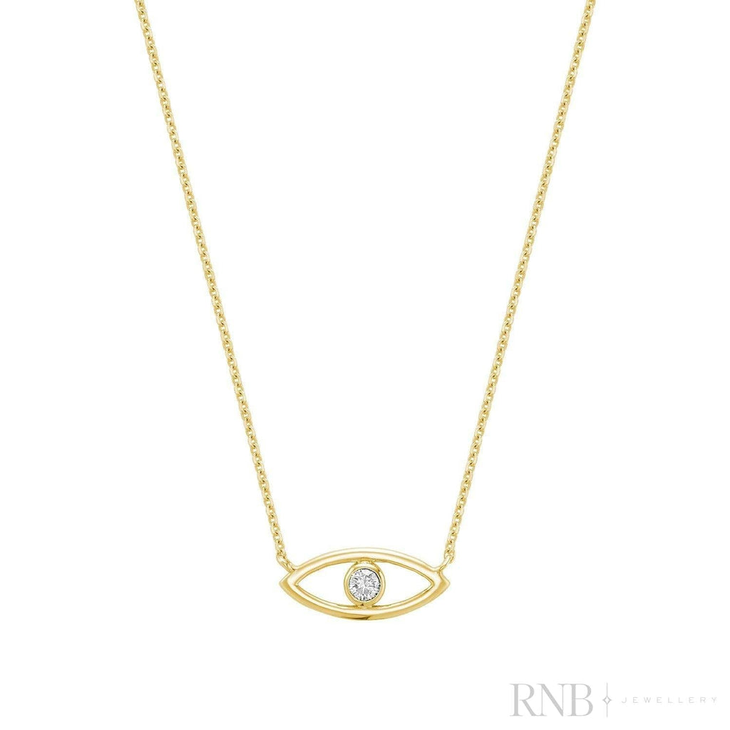 Evil Eye Diamond Necklace