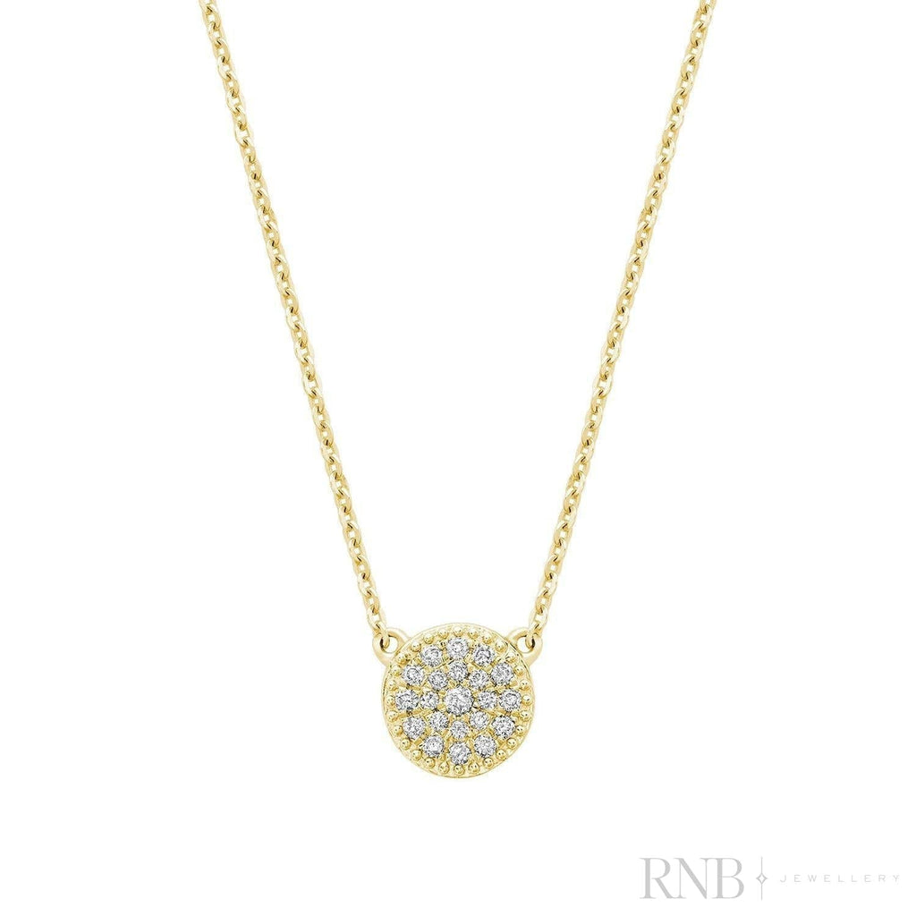 Miligrain Pave Diamond Necklace