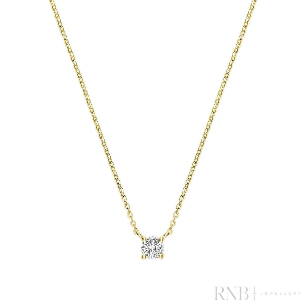 Solitaire Diamond Necklace