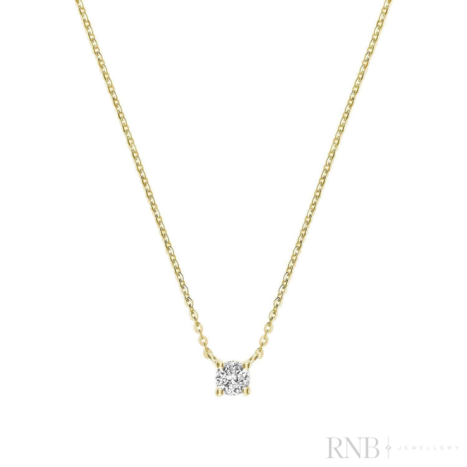 Solitaire Diamond Necklace