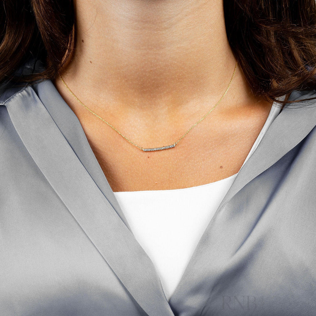 Bar Diamond Necklace