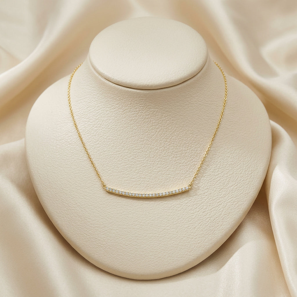 Bar Diamond Necklace