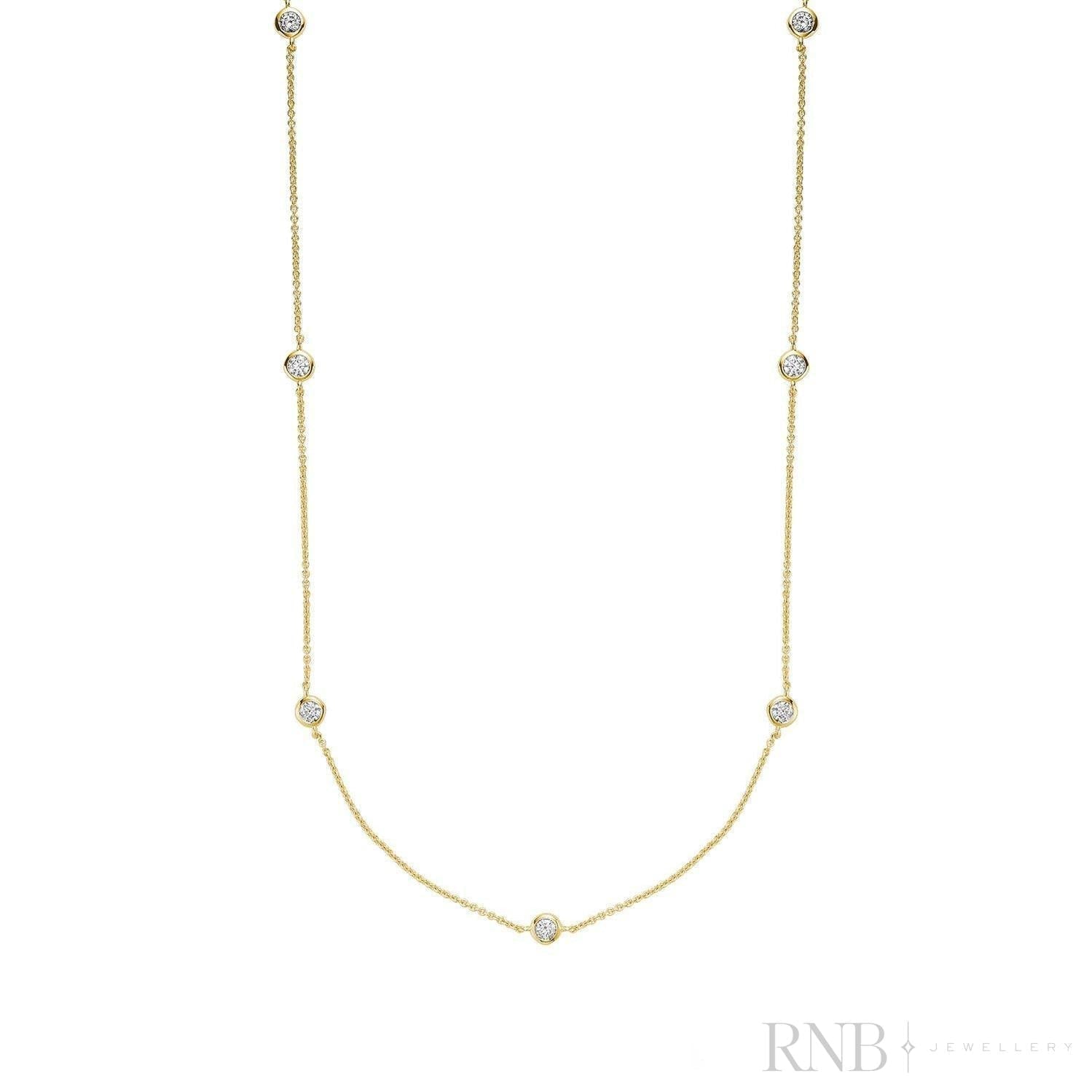 Diamond By the Yard Necklace
